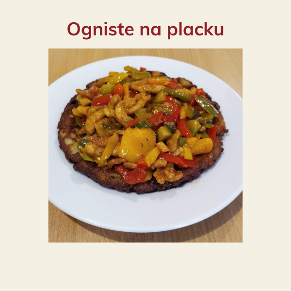 Ogniste na placku