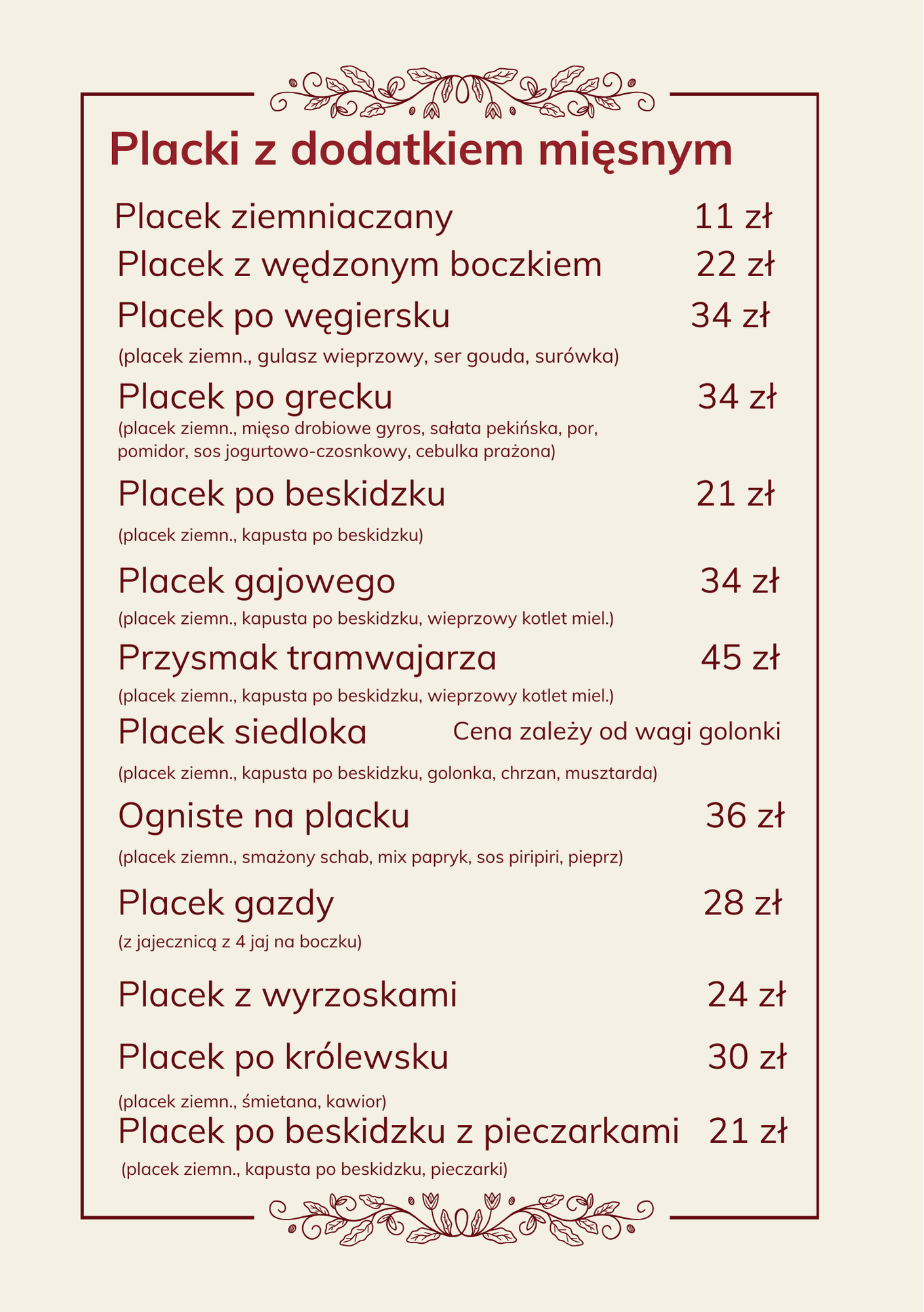 Placki z dodatkiem mięsnym